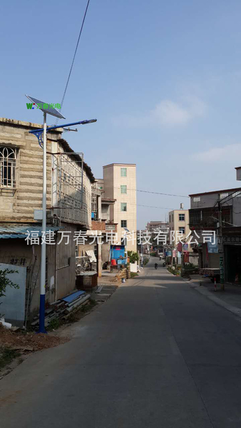 泉港區太陽能LED路燈美麗鄉村道路亮化工程